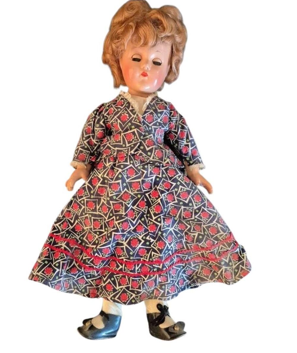 Doll, Vintage 17" with clothes